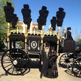Lincoln Hearse ready to start trip to Old State Capitol